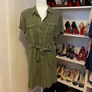 Button down dress